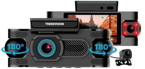 Видеорегистратор TrendVision Proof 360 черный 2Mpix 1440x2560 1440p 150гр. GPS SigmaStar SSC8826Q (PROOF 360) Видеорегистратор TrendVision Proof 360 черный 2Mpix 1440x2560 1440p 150гр. GPS SigmaStar SSC8826Q (PROOF 360)