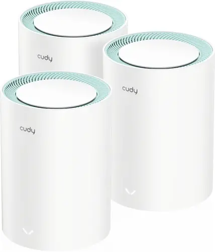  Mesh  Cudy M1500 (M1500(3-PACK)) AX1500 10/100/1000BASE-TX  (M1500(3-PACK))