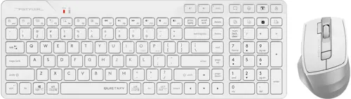 Клавиатура + мышь A4Tech Fstyler FB2800C Air2 White клав:белый/серый мышь:белый/серый USB беспроводная Bluetooth/Радио slim Клавиатура + мышь A4Tech Fstyler FB2800C Air2 White клав:белый/серый мышь:белый/серый USB беспроводная Bluetooth/Радио slim