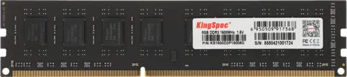 ������ DDR3 8GB 1600MHz Kingspec KS1600D3P15008G RTL PC3-12800 CL11 DIMM 240-pin 1.5� dual rank Ret (KS1600D3P15008G)