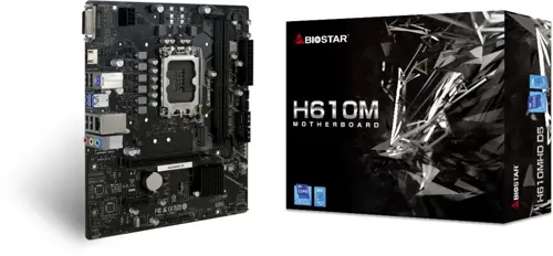   Biostar H610MHD D5 Soc-1700 Intel H610 mATX AC`97 8ch(7.1) GbLAN RAID+DVI+HDMI (H610MHD D5)