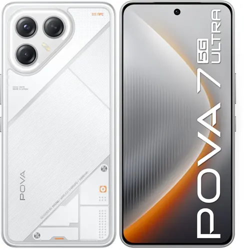 Смартфон Tecno Pova 7 Ultra 5G 256Gb 8Gb белый моноблок 3G 4G 2Sim 6.67 Смартфон Tecno Pova 7 Ultra 5G 256Gb 8Gb белый моноблок 3G 4G 2Sim 6.67