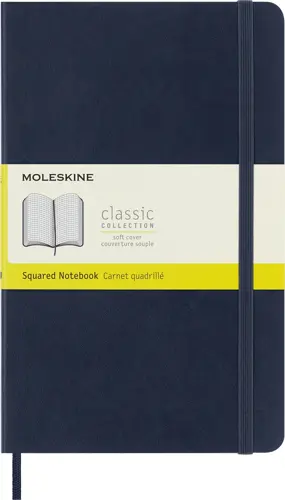 Блокнот Moleskine CLASSIC SOFT QP617B20 Large 130х210мм 192стр. клетка мягкая обложка синий сапфир (QP617B20) Блокнот Moleskine CLASSIC SOFT QP617B20 Large 130х210мм 192стр. клетка мягкая обложка синий сапфир (QP617B20)