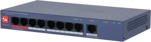 ���������� Dahua DH-CS4009-8ET1GT-110 (L2) 8x100����/� 1x1����/� 8PoE 110W ����������� (DH-CS4009-8ET1GT-110)