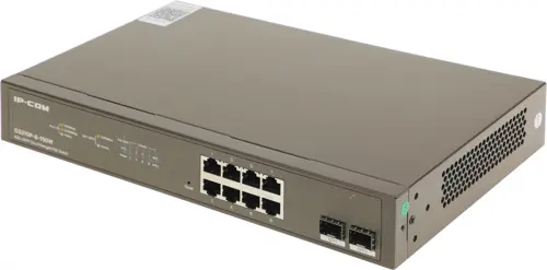 ���������� IP-Com G3310P-8-150W (L2) 8x1����/� 2x�����(1000BASE-T/SFP) 2SFP 8PoE 130W ����������� (G3310P-8-150W)