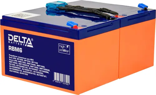 Батарея для ИБП Delta RBM6 24В 12Ач для APC (RBM6) Батарея для ИБП Delta RBM6 24В 12Ач для APC (RBM6)