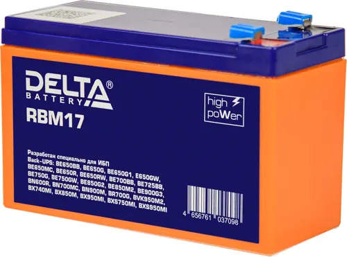 Батарея для ИБП Delta RBM17 12В 9Ач (RBM17) Батарея для ИБП Delta RBM17 12В 9Ач (RBM17)