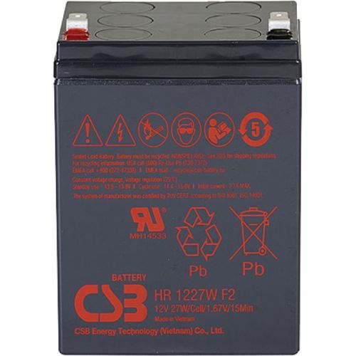 Батарея для ИБП CSB HR1227W F2 12В 7.5Ач (HR1227W F2) Батарея для ИБП CSB HR1227W F2 12В 7.5Ач (HR1227W F2)