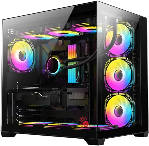 Корпус Bloody CC-122 черный без БП ATX 10x120mm 1xUSB2.0 1xUSB3.0 audio (CC-122-BK) Корпус Bloody CC-122 черный без БП ATX 10x120mm 1xUSB2.0 1xUSB3.0 audio (CC-122-BK)