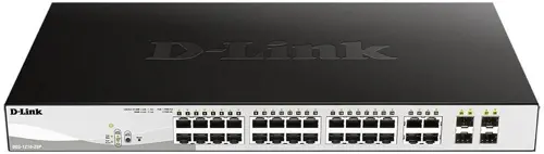 ���������� D-Link DGS-1210-28P/FL2A (L2) 24x1����/� 4x�����(1000BASE-T/SFP) 24PoE 24PoE+ 193W ����������� (DGS-1210-28P/FL2A)