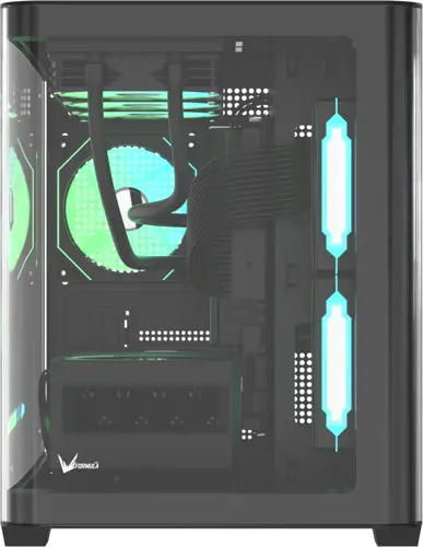 Корпус Formula Crystal U2M Floe черный без БП mATX 9x120mm 1xUSB3.1 audio bott PSU (CRYSTAL U2M FLOE) Корпус Formula Crystal U2M Floe черный без БП mATX 9x120mm 1xUSB3.1 audio bott PSU (CRYSTAL U2M FLOE)