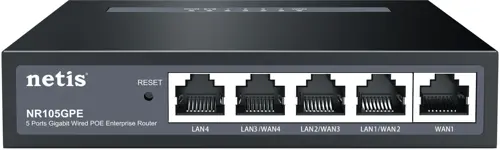 Маршрутизатор Netis NR105GPE 10/100/1000BASE-T черный (NR105GPE) Маршрутизатор Netis NR105GPE 10/100/1000BASE-T черный (NR105GPE)