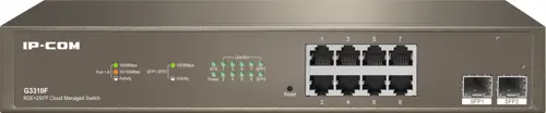 ���������� IP-Com G3310F (L2) 8x1����/� 2x�����(1000BASE-T/SFP) 2SFP ����������� (G3310F)