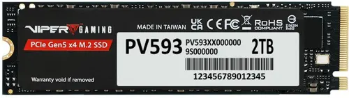Накопитель SSD Patriot PCIe 5.0 x4 2TB PV593P2TBM28H Viper VP593 M.2 2280 (PV593P2TBM28H) Накопитель SSD Patriot PCIe 5.0 x4 2TB PV593P2TBM28H Viper VP593 M.2 2280 (PV593P2TBM28H)