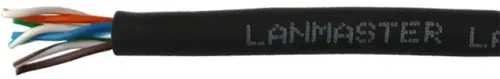 ������ �������������� Lanmaster LAN-5EUTP-HFLT-BK ���.5E UTP 4 ���� 24AWG LSZH ���������� 305� ������ (LAN-5EUTP-HFLT-BK)