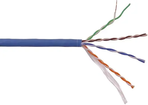 Кабель информационный Lanmaster LAN-5EUTP-HFLT-BL кат.5E UTP 4 пары 24AWG LSZH внутренний 305м синий (LAN-5EUTP-HFLT-BL) Кабель информационный Lanmaster LAN-5EUTP-HFLT-BL кат.5E UTP 4 пары 24AWG LSZH внутренний 305м синий (LAN-5EUTP-HFLT-BL)