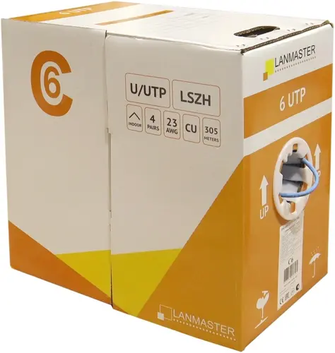 ������ �������������� Lanmaster LAN-6EUTP-HFLT-VI ���.6 UTP 4 ���� 23AWG LSZH ���������� 305� ���������� (LAN-6EUTP-HFLT-VI)