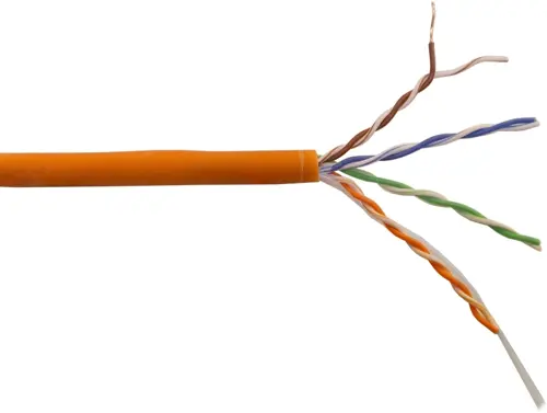 ������ �������������� Lanmaster LAN-5EUTP-HFLT-OR ���.5E UTP 4 ���� 24AWG LSZH ���������� 305� ��������� (LAN-5EUTP-HFLT-OR)