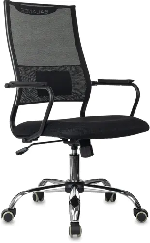 Кресло руководителя Бюрократ CH Balance SL черный Elastic-102 сетка/ткань крестов. металл хром (CH BALANCE SL B) Кресло руководителя Бюрократ CH Balance SL черный Elastic-102 сетка/ткань крестов. металл хром (CH BALANCE SL B)