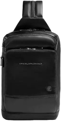 Рюкзак слинг мужской Piquadro Philip CA6790W136/N черный кожа (CA6790W136/N) Рюкзак слинг мужской Piquadro Philip CA6790W136/N черный кожа (CA6790W136/N)