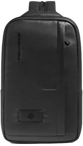 Рюкзак слинг мужской Piquadro Russel CA6764W137/N черный кожа (CA6764W137/N) Рюкзак слинг мужской Piquadro Russel CA6764W137/N черный кожа (CA6764W137/N)