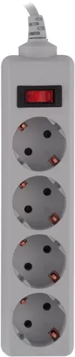 Сетевой фильтр Buro 400SL-5-G 5м (4 розетки) серый (пакет ПЭ) (400SL-5-G) Сетевой фильтр Buro 400SL-5-G 5м (4 розетки) серый (пакет ПЭ) (400SL-5-G)