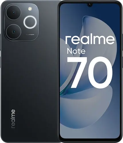 Смартфон Realme RMX5313 Note 70 128Gb 6Gb черный моноблок 3G 4G 6.7 Смартфон Realme RMX5313 Note 70 128Gb 6Gb черный моноблок 3G 4G 6.7