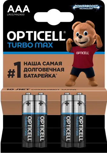 ������� Opticell Turbo MAX LR03 AAA (4��) ������� (6053004) (�������� 48 ��.)