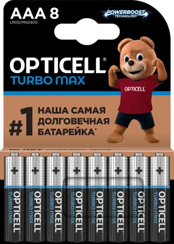 ������� Opticell Turbo MAX LR03 AAA (8��) ������� (6053008) (�������� 10 ��.)