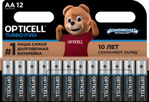 ������� Opticell Turbo MAX LR6 AA (12��) ������� (6053009) (�������� 12 ��.)