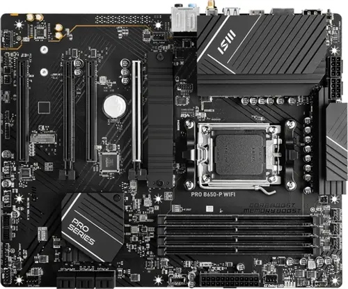 ����������� ����� MSI PRO B650-P WIFI Socket AM5 AMD B650 4xDDR5 ATX AC`97 8ch(7.1) 2.5Gg RAID+HDMI+DP (PRO B650-P WIFI)