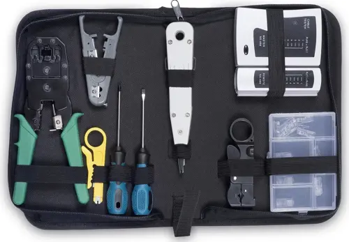 Набор инструментов Cabeus HT-TK-01 для заделки и обрезки черный (HT-TK-01) Набор инструментов Cabeus HT-TK-01 для заделки и обрезки черный (HT-TK-01)