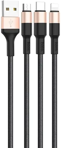 ������ Hoco X26 Xpress one 80275 USB (m)-Lightning (m)/USB Type-C (m)/micro USB (m) 1� ������/���������� (80275)