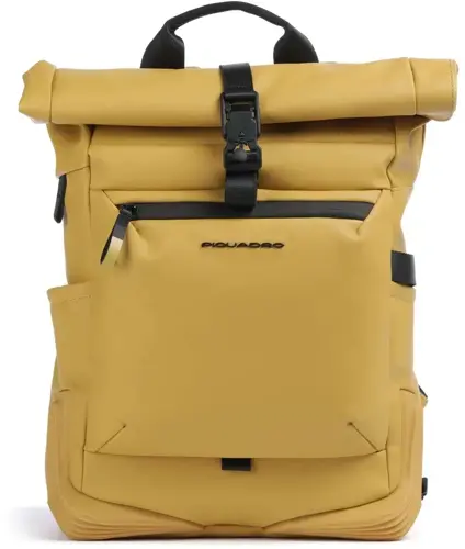 Рюкзак Piquadro Corner 2.0 CA6291C2OW/G роллтоп желтый полиуретан/полиэстер (CA6291C2OW/G) Рюкзак Piquadro Corner 2.0 CA6291C2OW/G роллтоп желтый полиуретан/полиэстер (CA6291C2OW/G)