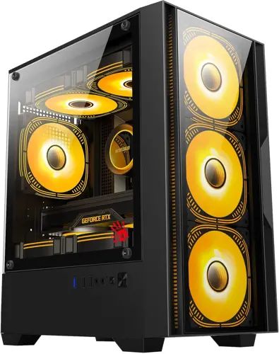 Корпус Bloody CC-123 черный без БП mATX 8x120mm 2xUSB2.0 1xUSB3.0 audio bott PSU (CC-123-BK) Корпус Bloody CC-123 черный без БП mATX 8x120mm 2xUSB2.0 1xUSB3.0 audio bott PSU (CC-123-BK)