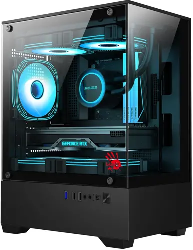 Корпус Bloody CC-125 черный без БП mATX 5x120mm 2xUSB2.0 1xUSB3.0 audio bott PSU (CC-125-BK) Корпус Bloody CC-125 черный без БП mATX 5x120mm 2xUSB2.0 1xUSB3.0 audio bott PSU (CC-125-BK)