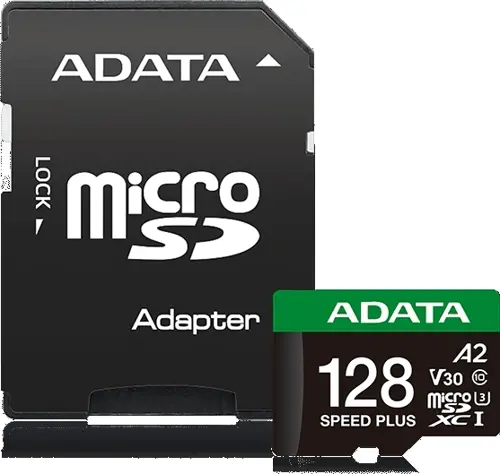 Флеш карта microSDXC 128GB A-Data UD128GUI3V30A2SP-RA1 Speed Plus V30 A2 + adapter (UD128GUI3V30A2SP-RA1) Флеш карта microSDXC 128GB A-Data UD128GUI3V30A2SP-RA1 Speed Plus V30 A2 + adapter (UD128GUI3V30A2SP-RA1)