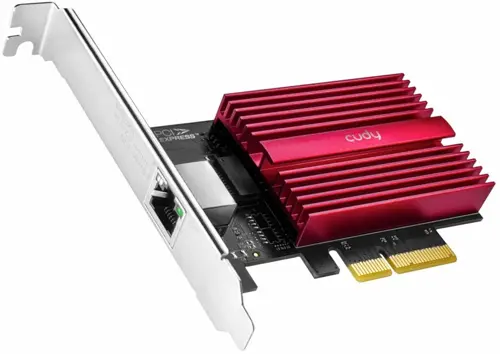 Сетевая карта 10G Ethernet Cudy PE10G PCI Express x4 (упак.:1шт) (PE10G) Сетевая карта 10G Ethernet Cudy PE10G PCI Express x4 (упак.:1шт) (PE10G)