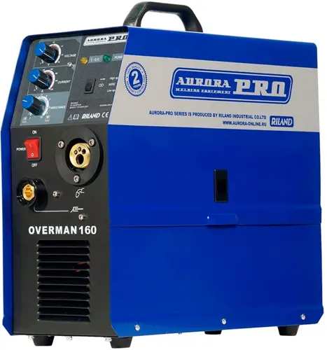 Сварочный аппарат Aurora Pro OVERMAN 160 Mosfet инвертор MIG-MAG 5.7кВт (13710) Сварочный аппарат Aurora Pro OVERMAN 160 Mosfet инвертор MIG-MAG 5.7кВт (13710)
