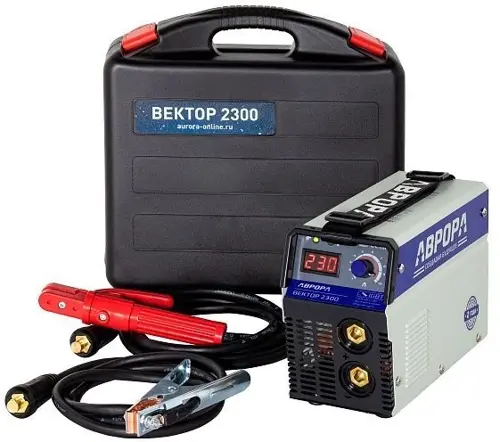 АВРОРА Сварочный аппарат Аврора Вектор 2300 кейс инвертор ММА 6.3кВт (кейс в компл.) (35245) АВРОРА Сварочный аппарат Аврора Вектор 2300 кейс инвертор ММА 6.3кВт (кейс в компл.) (35245)
