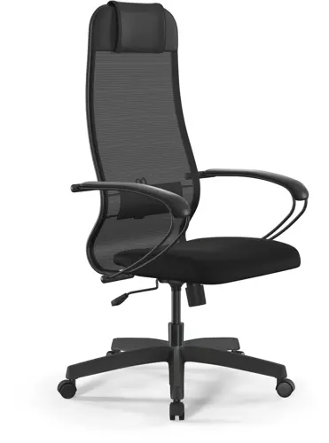 МЕТТА Кресло Метта ErgoLife Set 11 черный сиденье черный сетка с подголов. крестов. металл хром (Z13E.12.1.222) МЕТТА Кресло Метта ErgoLife Set 11 черный сиденье черный сетка с подголов. крестов. металл хром (Z13E.12.1.222)