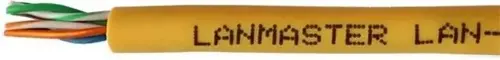 ������ �������������� Lanmaster LAN-5EUTP-HFLT-YL ���.5E UTP 4 ���� 24AWG LSZH ���������� 305� ������ (LAN-5EUTP-HFLT-YL)