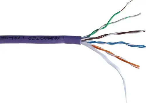 Кабель информационный Lanmaster LAN-5EUTP-PT-LSZH-VI кат.5E UTP 4 пары 24AWG LSZH внутренний 305м фиолетовый (LAN-5EUTP-PT-LSZH-VI) Кабель информационный Lanmaster LAN-5EUTP-PT-LSZH-VI кат.5E UTP 4 пары 24AWG LSZH внутренний 305м фиолетовый (LAN-5EUTP-PT-LSZH-VI)