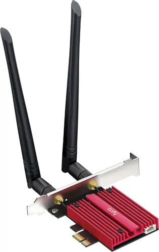 ������� ����� Wi-Fi + Bluetooth Cudy WE9300 BE9300 PCI Express x1 (���.����.����) 2���. (WE9300)