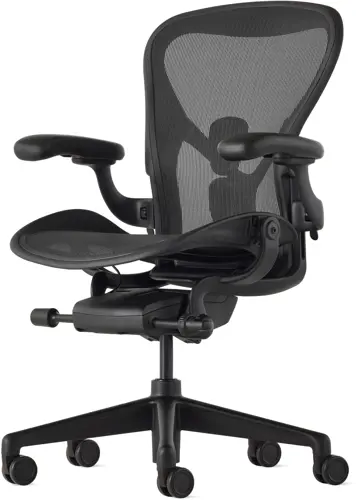 ������ ������������ Herman Miller Aeron C Large ������ ����� � ��������. �������. ������� (AERON C LARGE BLACK)