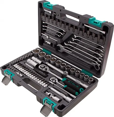 Набор инструментов Stels 14105 82 предмета (жесткий кейс) (14105) Набор инструментов Stels 14105 82 предмета (жесткий кейс) (14105)