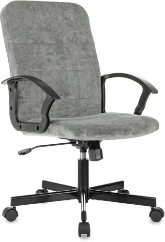 Кресло Бюрократ Triest Fabric серый Light-19 крестов. металл черный (TRIEST FABRIC-LT19) Кресло Бюрократ Triest Fabric серый Light-19 крестов. металл черный (TRIEST FABRIC-LT19)