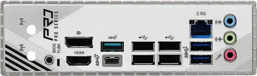 ����������� ����� Asrock B650M PRO X3D Socket AM5 AMD B650 4xDDR5 mATX AC`97 8ch(7.1) 2.5Gg RAID+HDMI+DP (B650M PRO X3D)