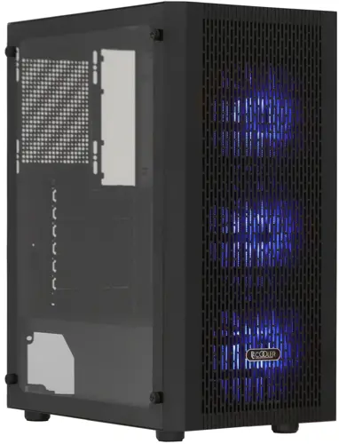 ������ PcCooler MA100 MESH BK ������ ��� �� ATX 5x120mm 2xUSB2.0 1xUSB3.0 audio bott PSU (C3-A510BKP3-GL)