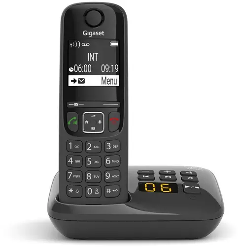 Р/Телефон Dect Gigaset AS690A черный автооветчик АОН (S30852-H2836-M201) Р/Телефон Dect Gigaset AS690A черный автооветчик АОН (S30852-H2836-M201)